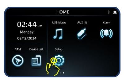 infotainment home screen icons