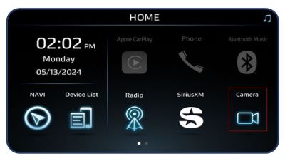 home screen camera icon